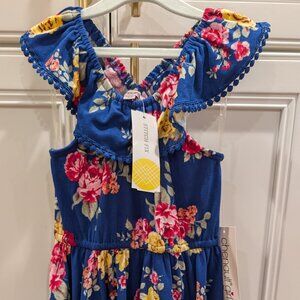 NWT Chenault Girl - Tabatha Knit Racerback Floral Dress - Size 5 - GORGEOUS